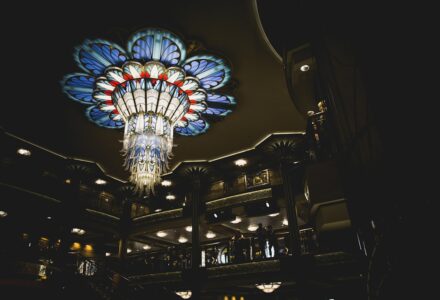 Elegant ballroom representing the 2011 Nebula Awards ceremony featuring Michael Swanwick