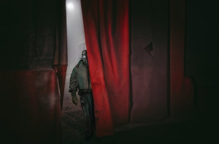Dark cinema atmosphere for Robert M. Price's Moldy Manuscripts volume 03 on Hostel, Conan and Godzilla